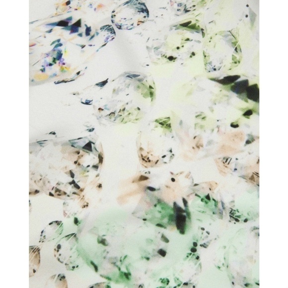 💕TED BAKER💕 100% Silk Crystal Droplets Scarf - Picture 7 of 8